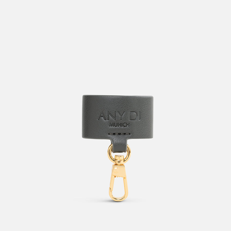 Phone Strap Set | Khaki Grey Leather