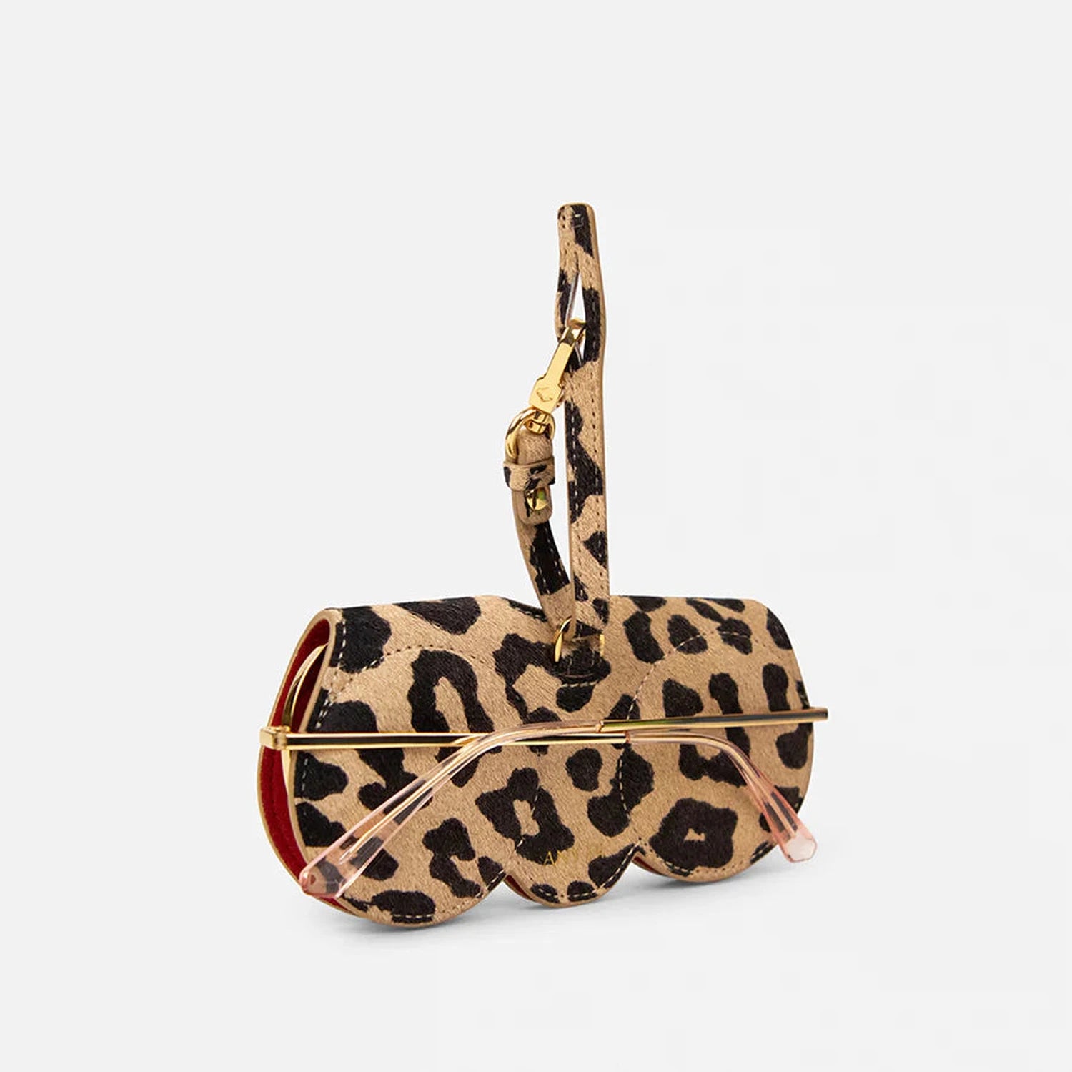 SunCover | Glasses Cover | Leo Fur Red