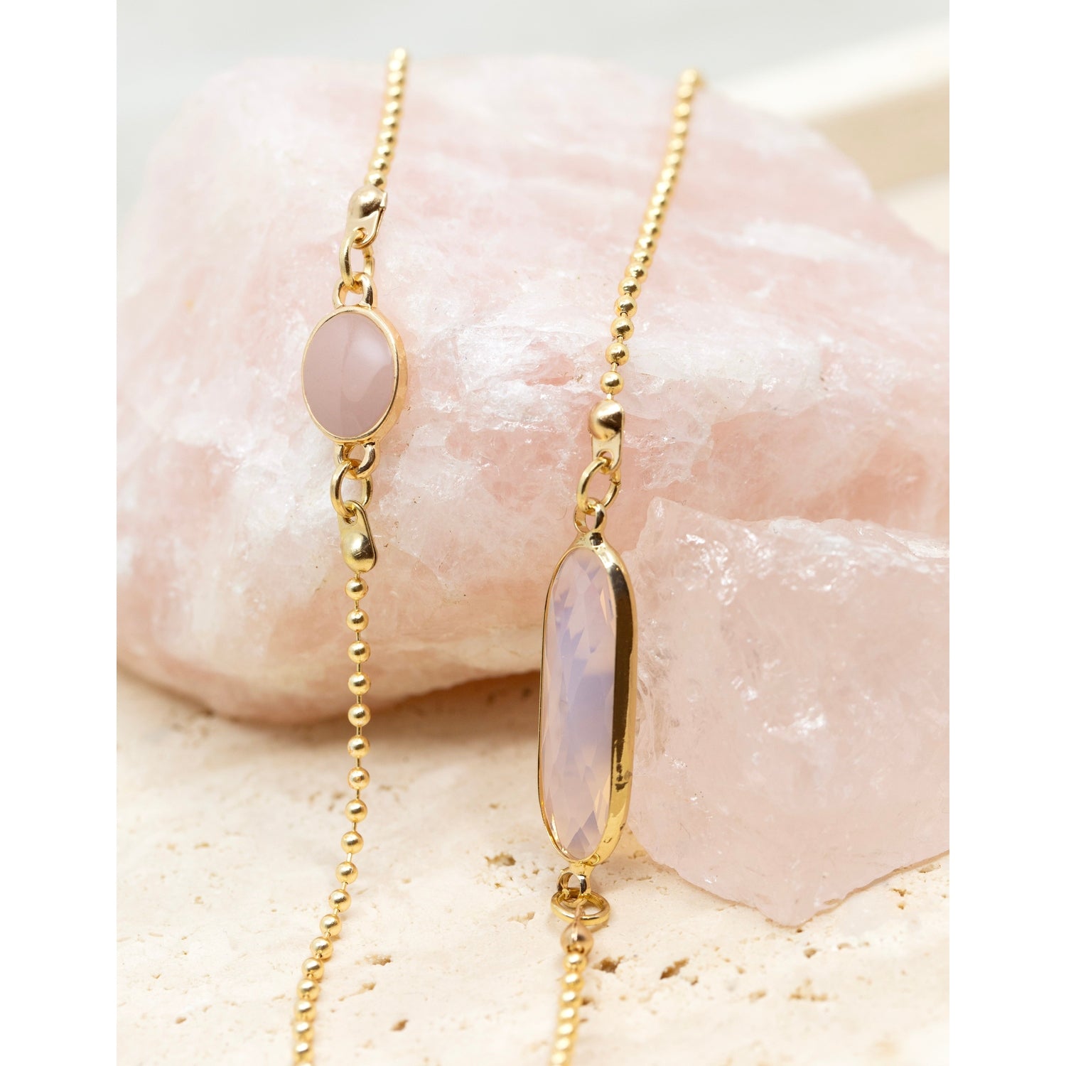 Crystal C Peach | Sunglasses Chain