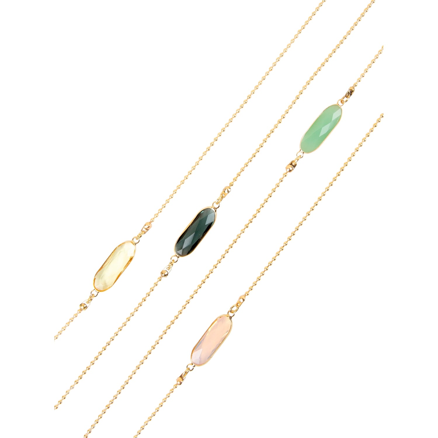 Crystal C Black | Eye Glasses Chain