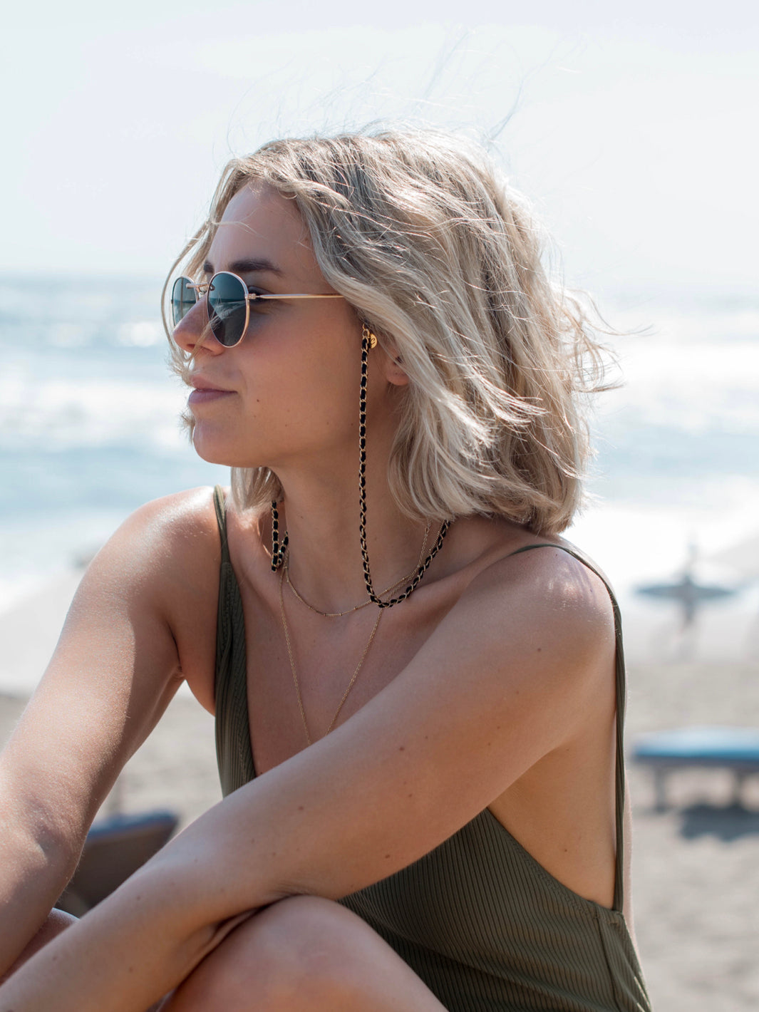 Classy C Black Gold | Glasses strap