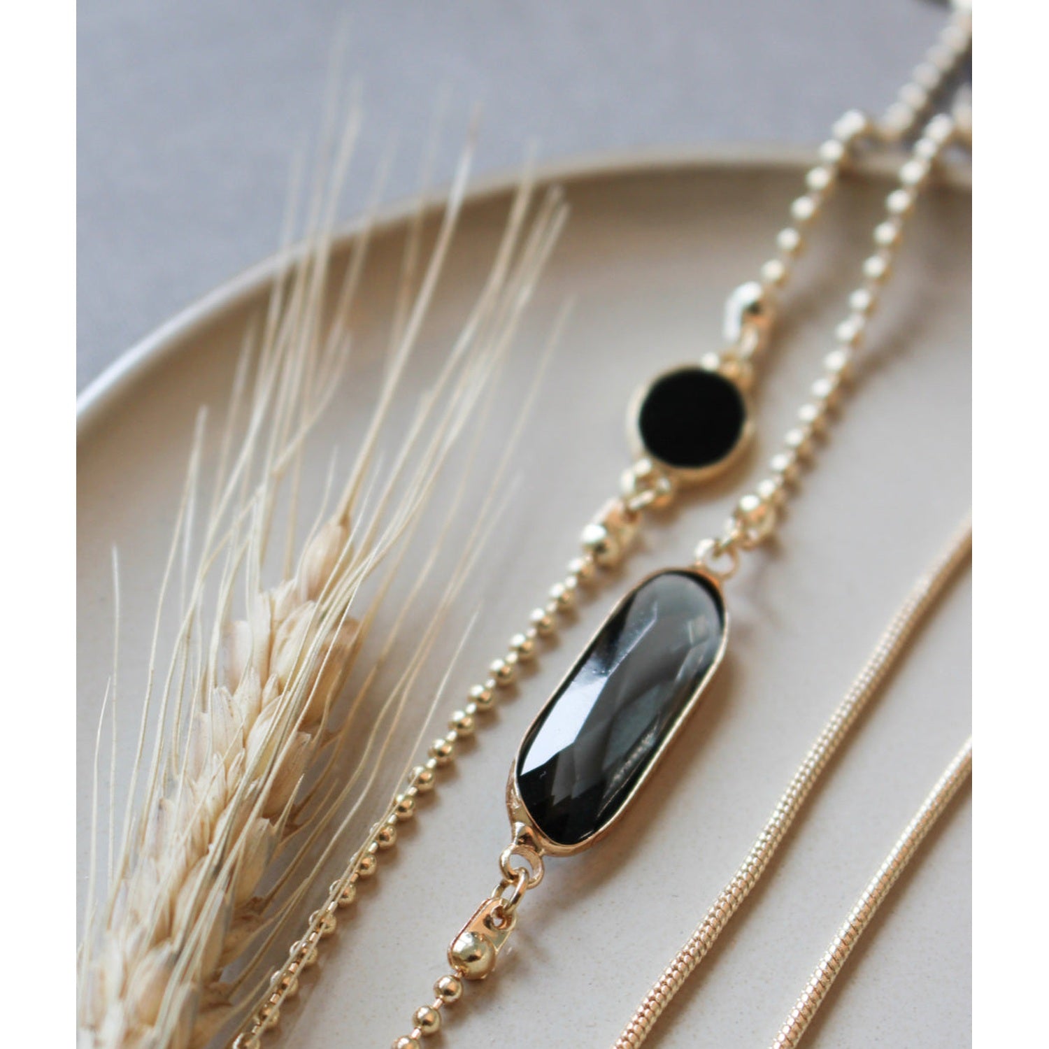 Crystal C Black | Eye Glasses Chain