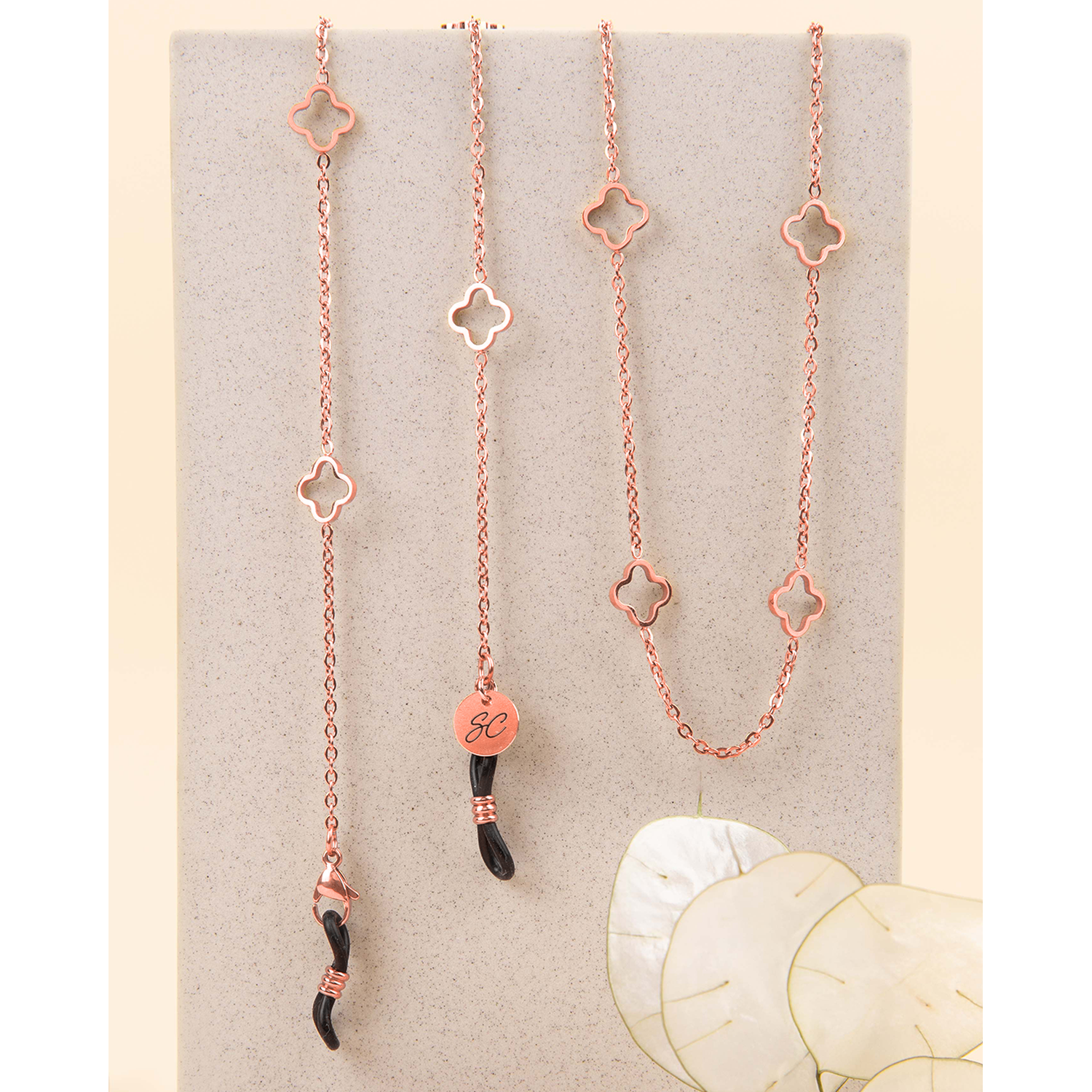 Ruby Air Rose gold | Glasses chain