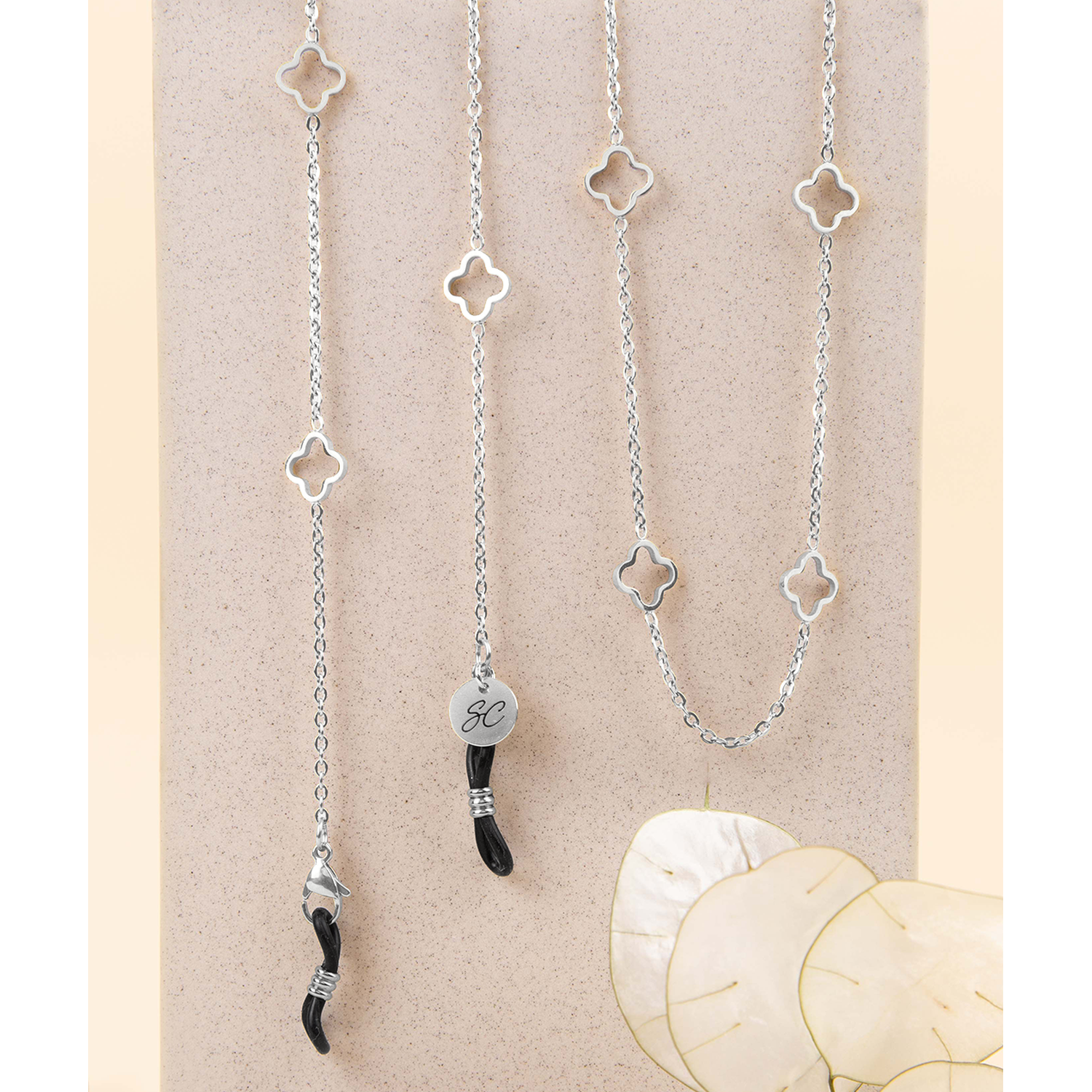 Ruby Air Silver | Glasses chain