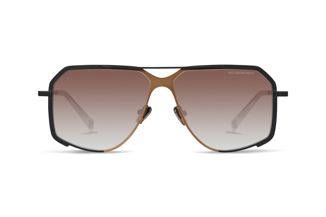 Icaro | Matte Black Brushed Gold
