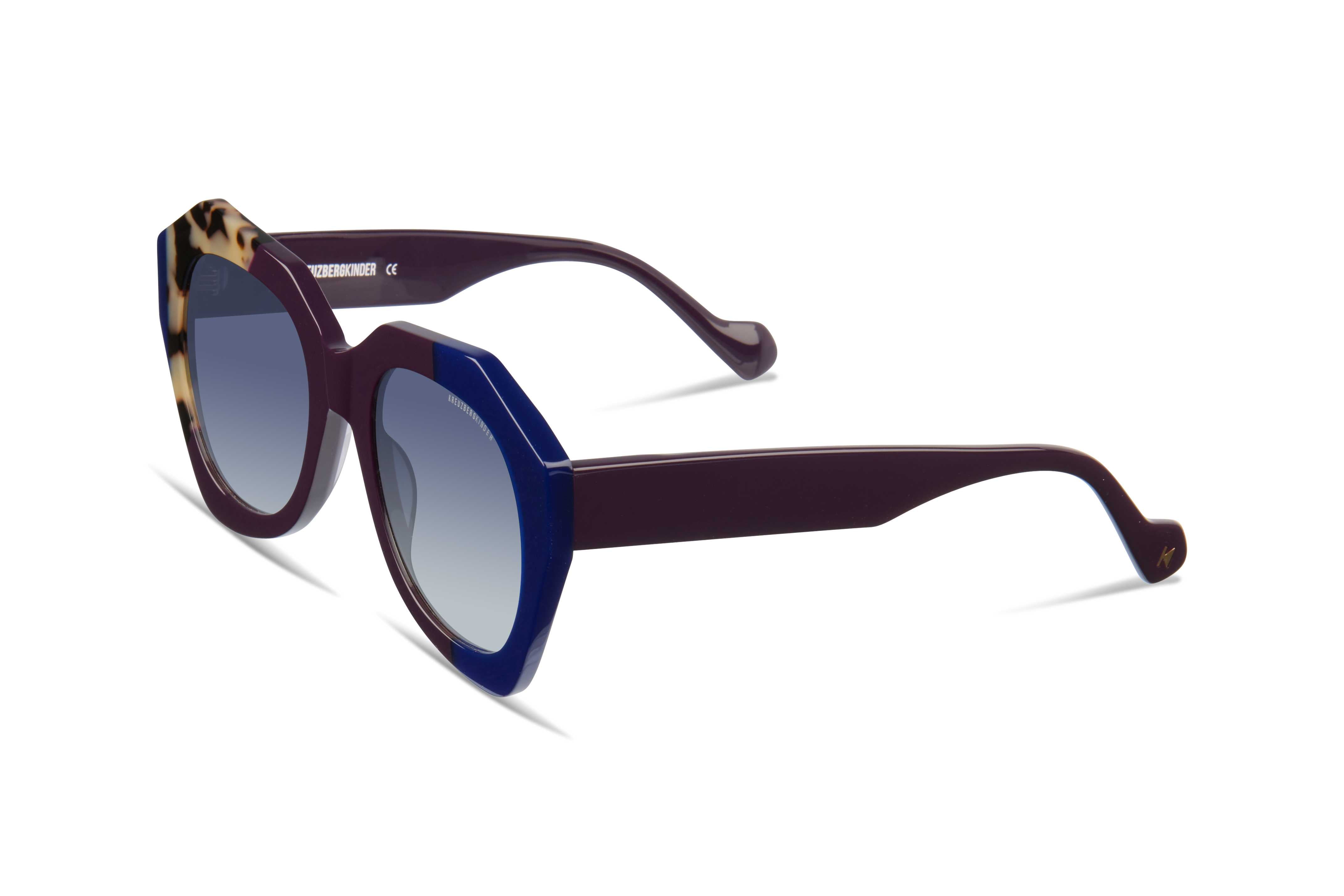 Medea | Plum - Tortoise - Blue