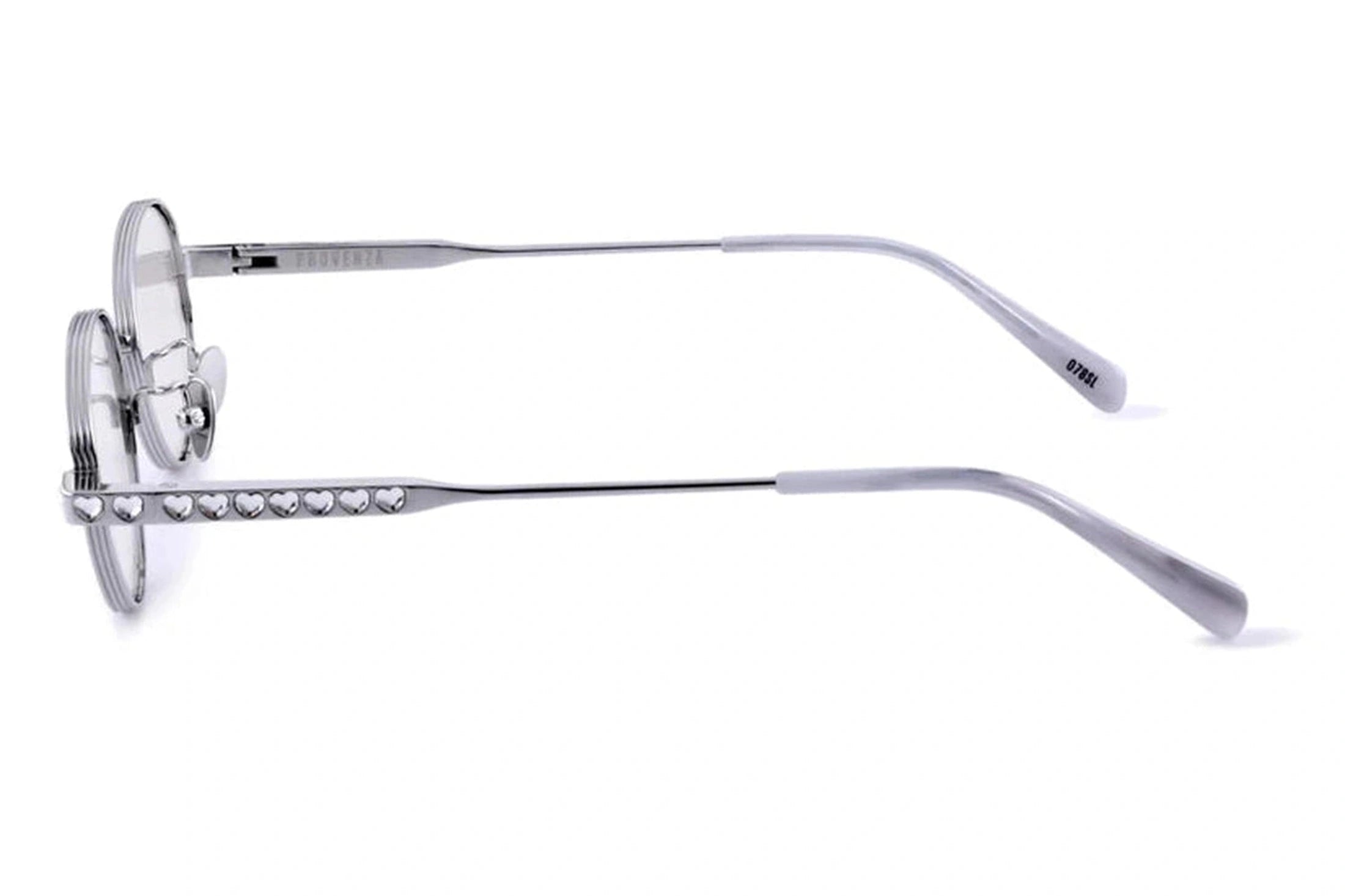 Provenza Silver / Heart Diamonds Mirror Lens