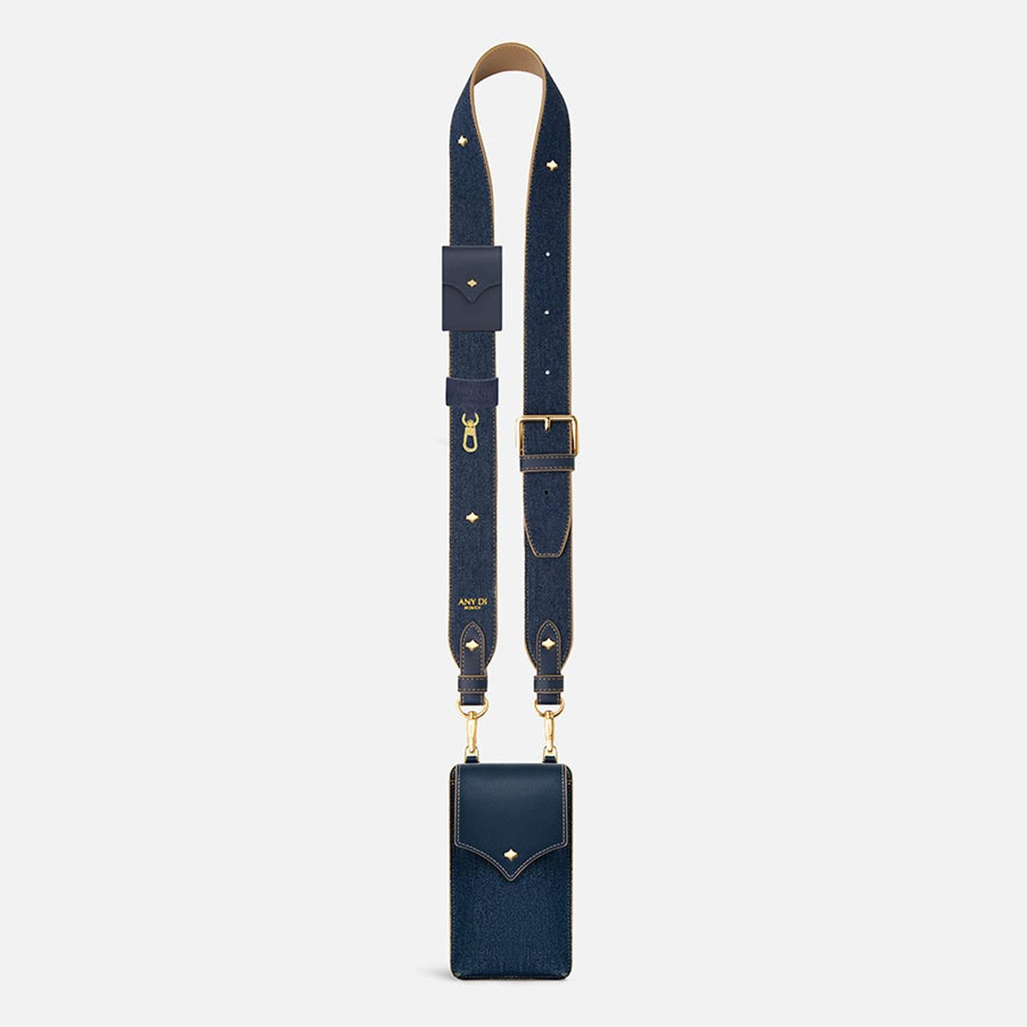 Phone Strap Set | Denim Leather