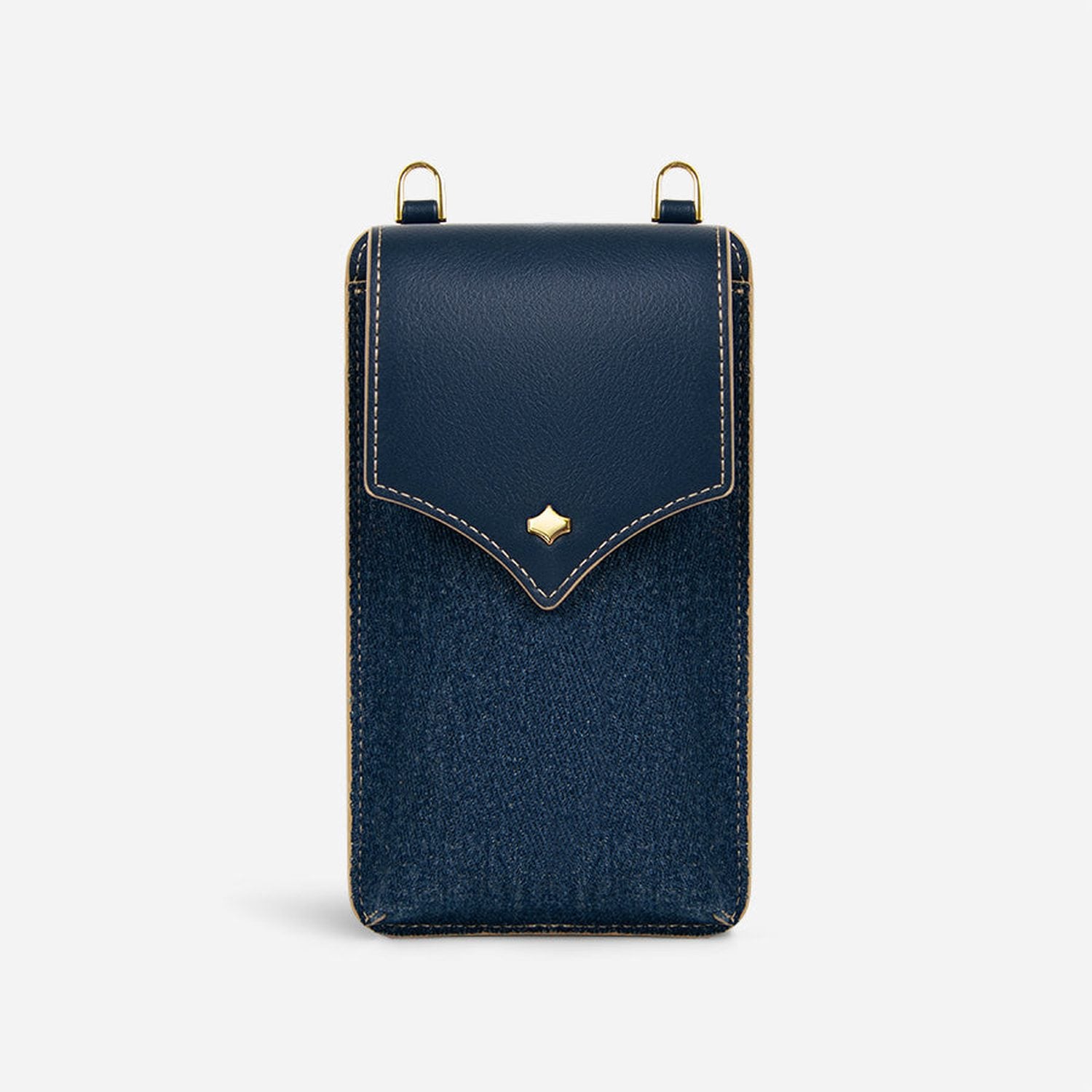 Phone Strap Set | Denim Leather