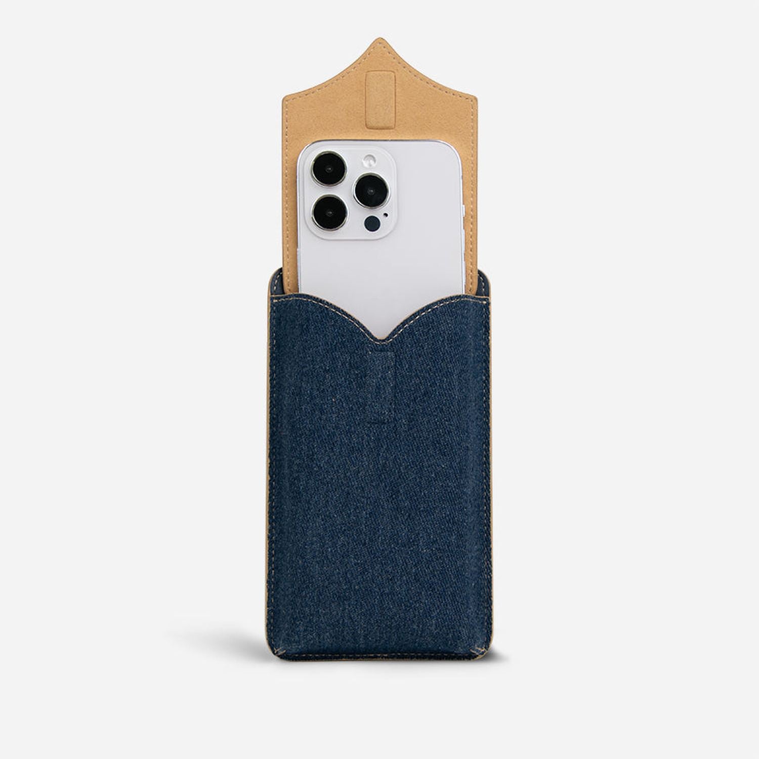 Phone Strap Set | Denim Leather