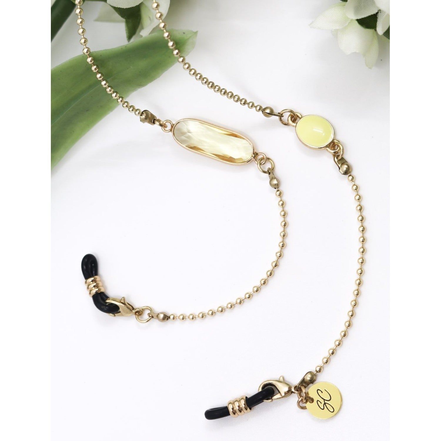 Crystal C Chartreuse | Eye Glasses Chain