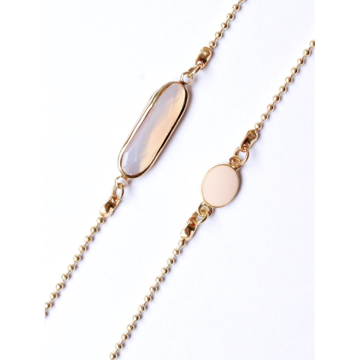 Crystal C Peach | Sunglasses Chain