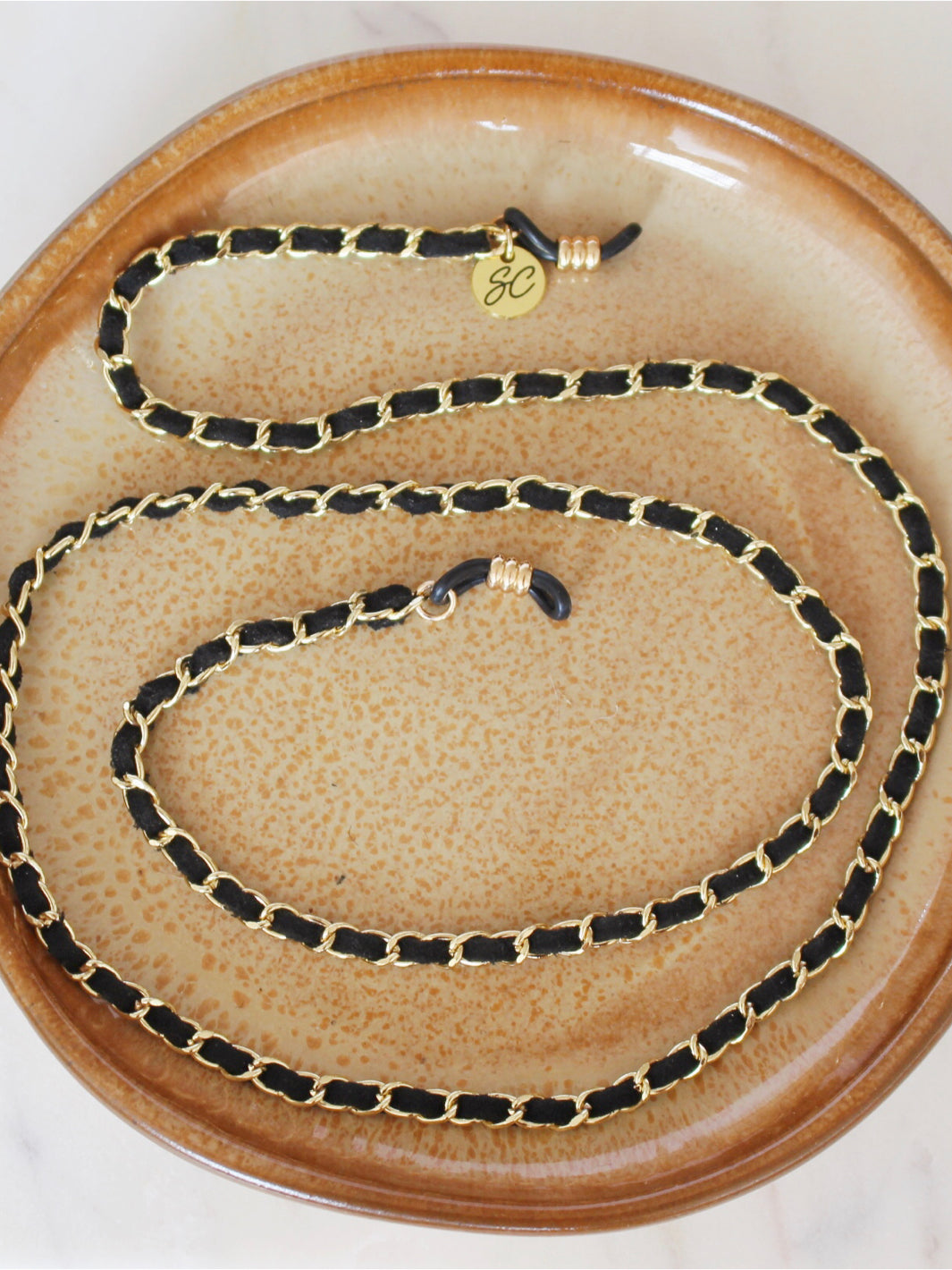 Classy C Black Gold | Glasses strap