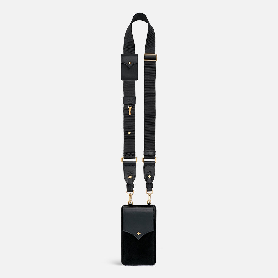 Phone Strap Set | Black Gold