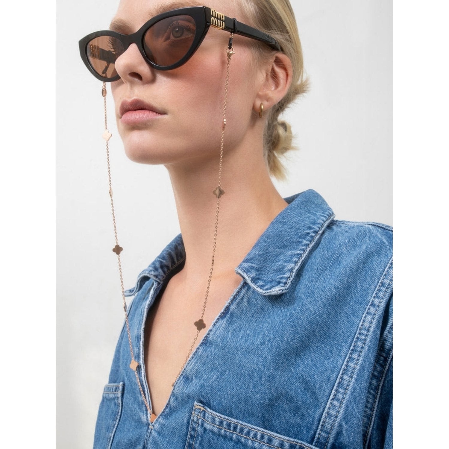 Ruby Air Rose gold | Glasses chain