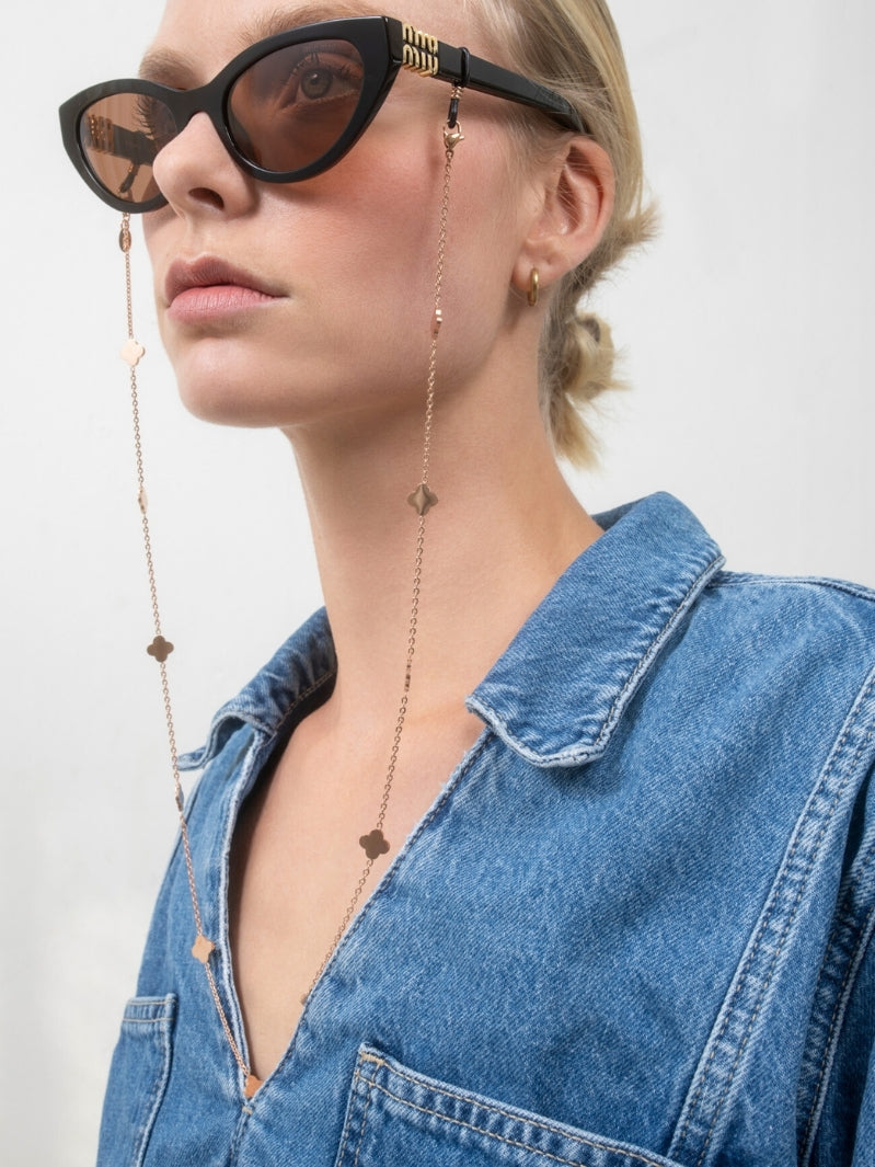 Ruby Air Rose gold | Glasses chain