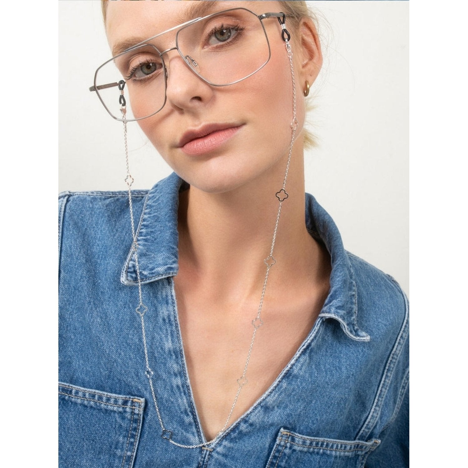 Ruby Air Silver | Glasses chain