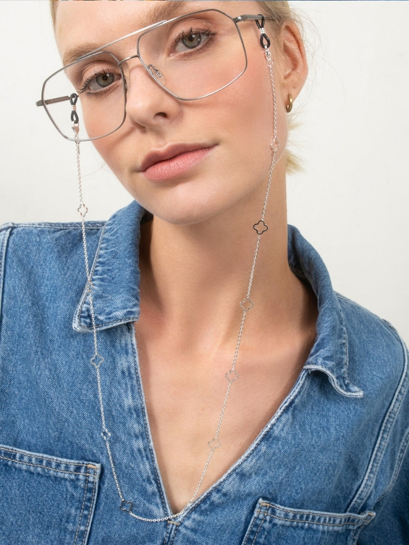 Ruby Air Silver | Glasses chain