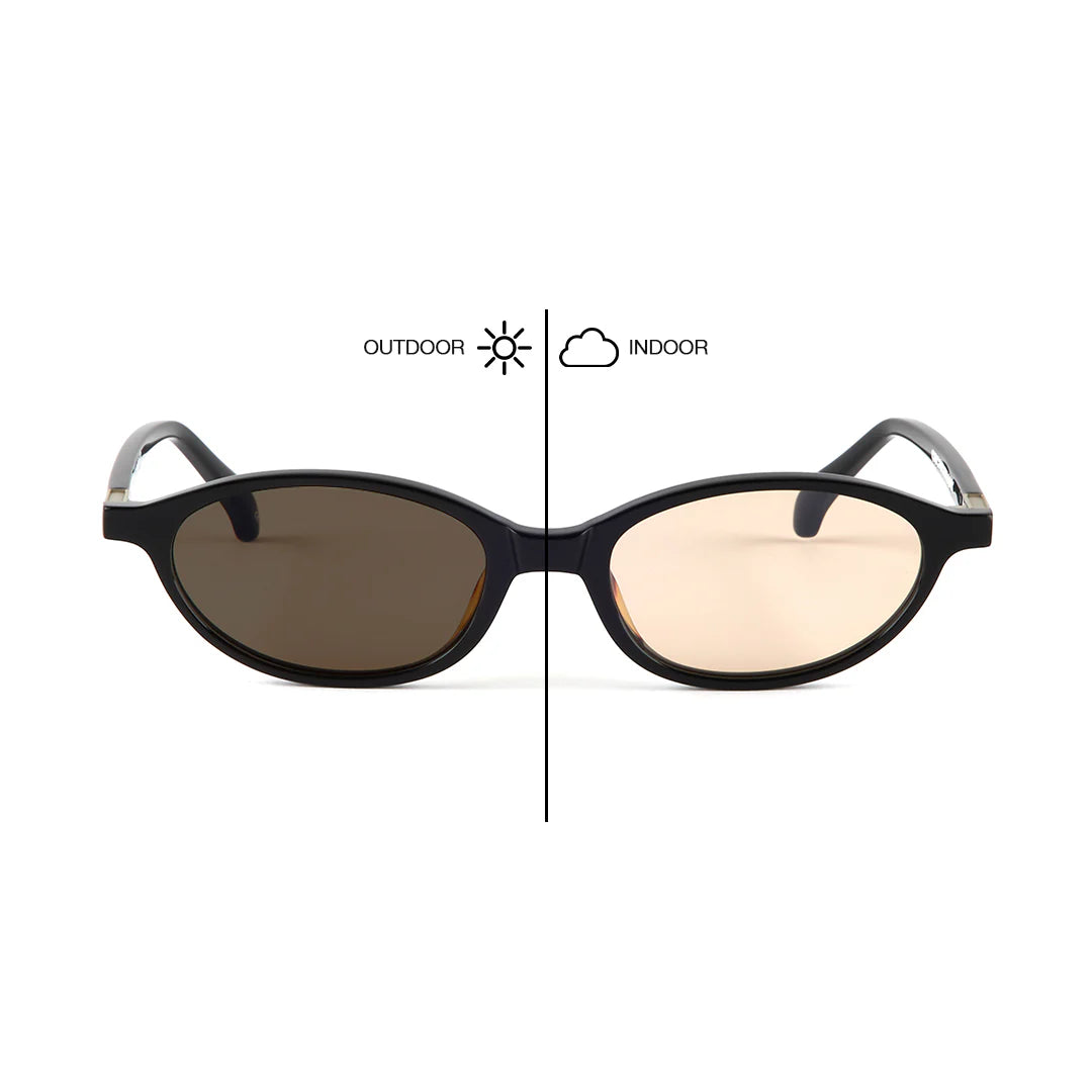 Sammy Gloss Black / Cola Photochromic