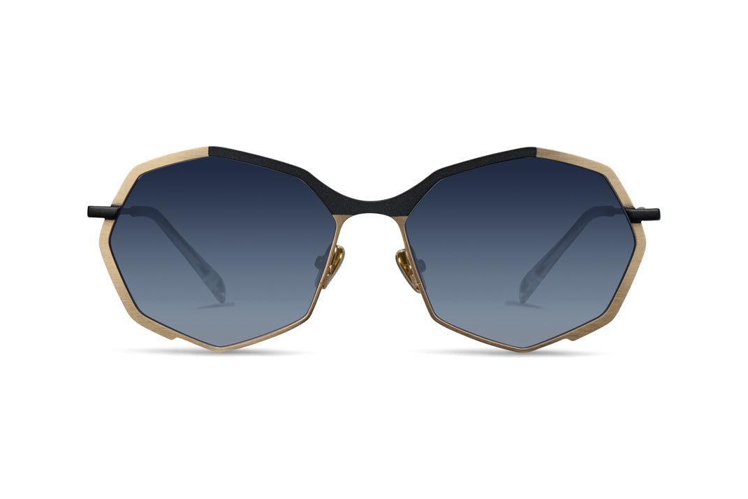 Adi | Matte Black Brushed Gold
