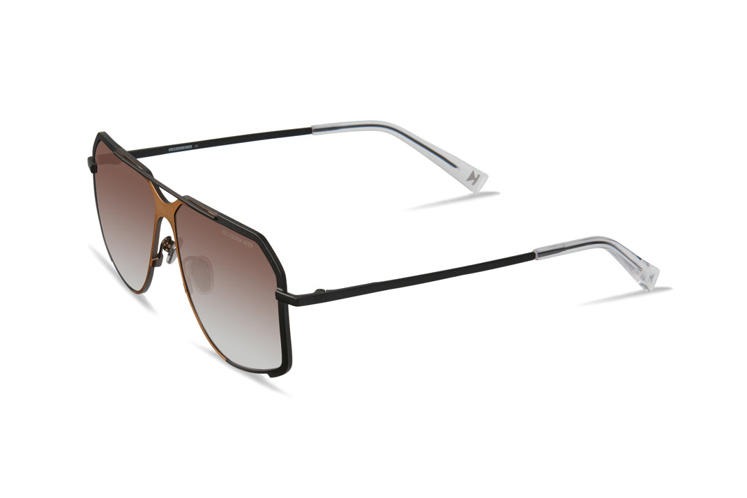 Icaro | Matte Black Brushed Gold