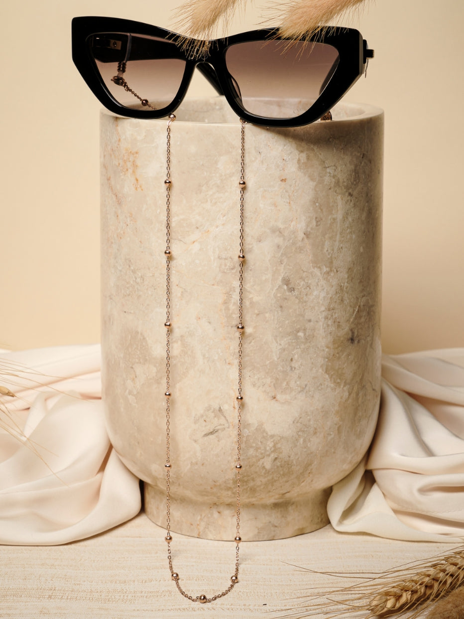 Ball Chain Rose Gold | Glasses Chain