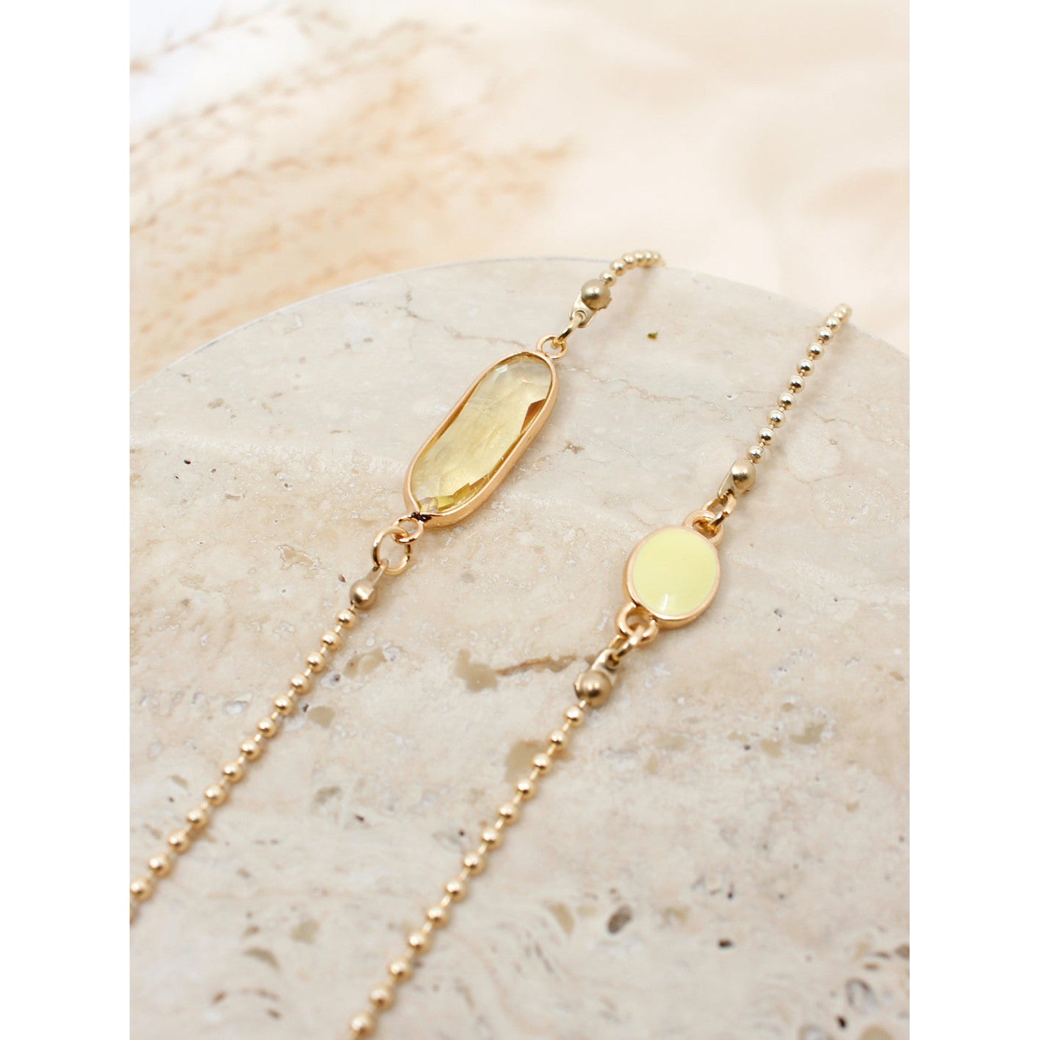 Crystal C Chartreuse | Eye Glasses Chain